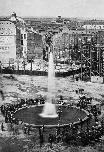 Puerta del Sol en 1860